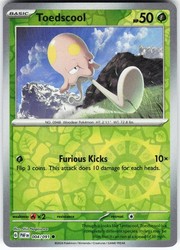 Toedscool 004/091 Paldean Fates Reverse Holo Common
