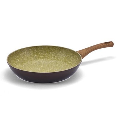 Illa Olivilla Stein und Holz Pfanne 20/24/26/28/32cm + Induktion Antihaft 