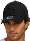 New York Yankees All Black Baseball Era 9Forty League Essential Cap