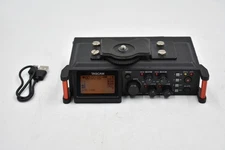 TASCAM DR-70D 4-Channel Audio Recording Device for DSLR Cameras - Black