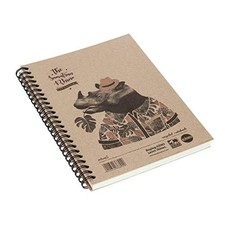 (TG. A5) Rhino - Taccuino con copertina rigida in carta riciclata, formato A5,"S