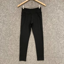 NEW Target Girls Leggings Size 12 Years Black Ankle Length Stretch Fitness 9520