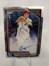 2024 Bowman Draft - Chrome Prospect Autographs Connor Foley #CPA-CF (AU, RC)