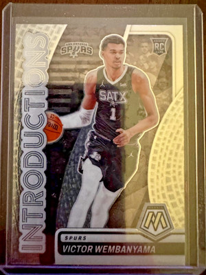 2023-24 Panini Mosaic Victor Wembanyama Introductions Rookie Spurs