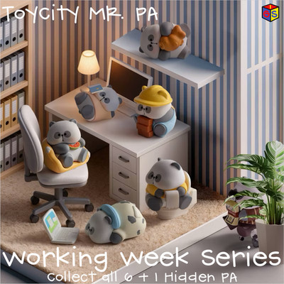 ToyCity MR. PA WORKING WEEK Series Blind Box Collectible NEW OPENED | You CHOOSE