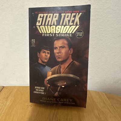 Vintage Star Trek Invasion First Strike Roman Buch Erstausgabe 1996