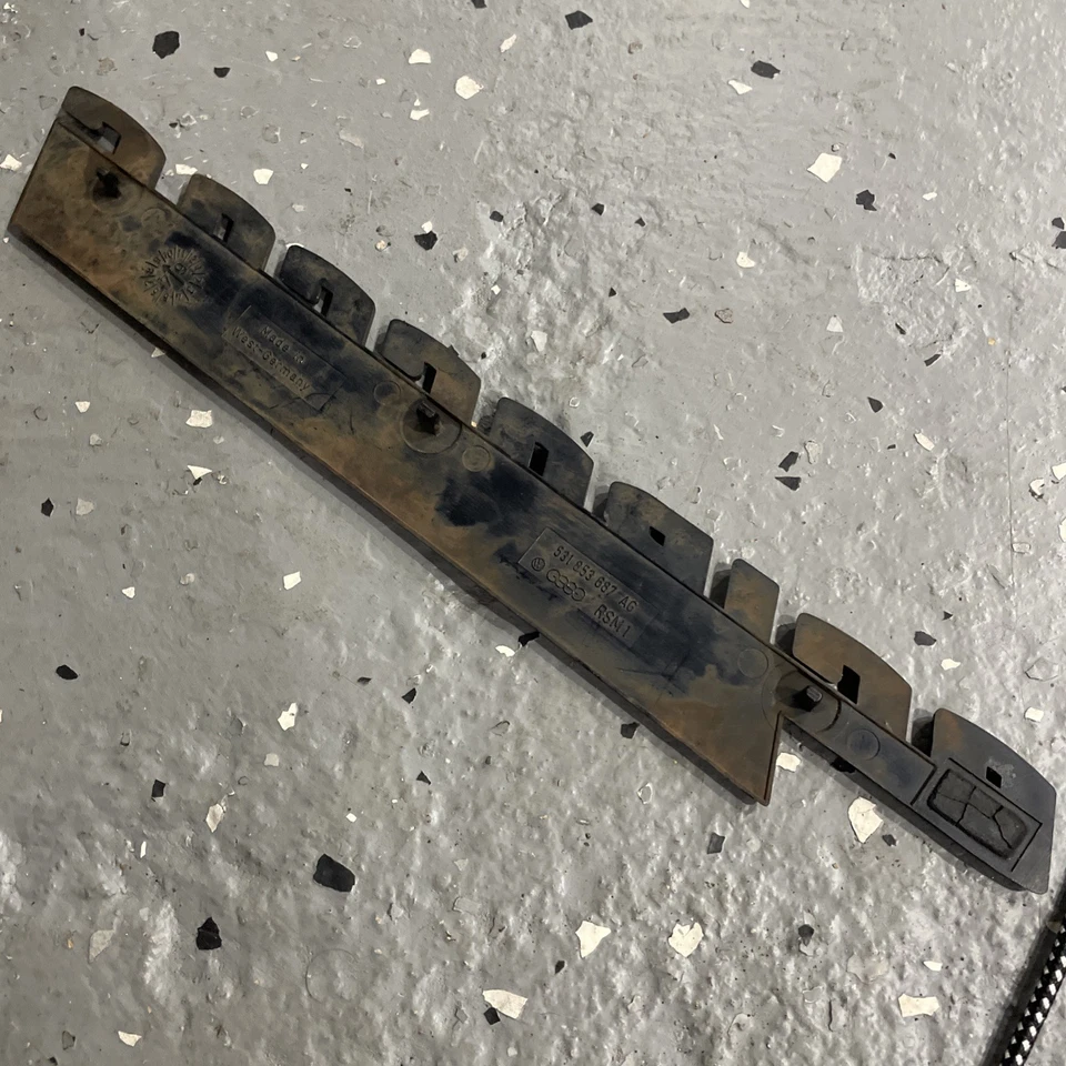 Emblema insignia escotilla trasera Volkswagen Scirocco S rojo GTI escritura OEM VW MK2 MK1 Foto 4 de 4