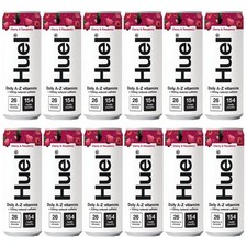 HUEL A-Z vitamin drink - Cherry & Raspberry 330ml can x 12