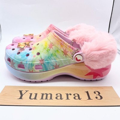 Pokemon x Crocs Classic Platform Clog Eevee 211429-90H Unisex Size