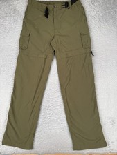 Boy Scouts Of America Pants Mens Medium 34" Green Switchback Convertible Cargo