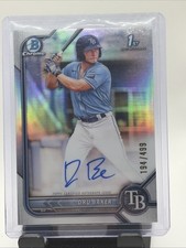 2022 Bowman Chrome Prospect Auto Refractor Dru Baker 475/499