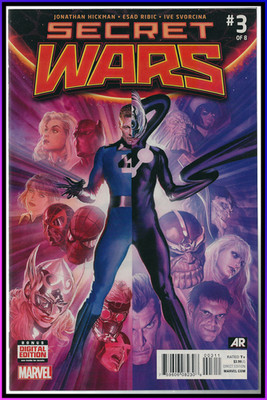 SECRET WARS #3-A (2015) 1ST PRINT FANTASTIC FOUR DOCTOR DOOM DOOMSDAY MCU 9.4 NM