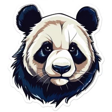 Panda Bear - Vinyl Decal Sticker - Car Window Laptop - ebn12705
