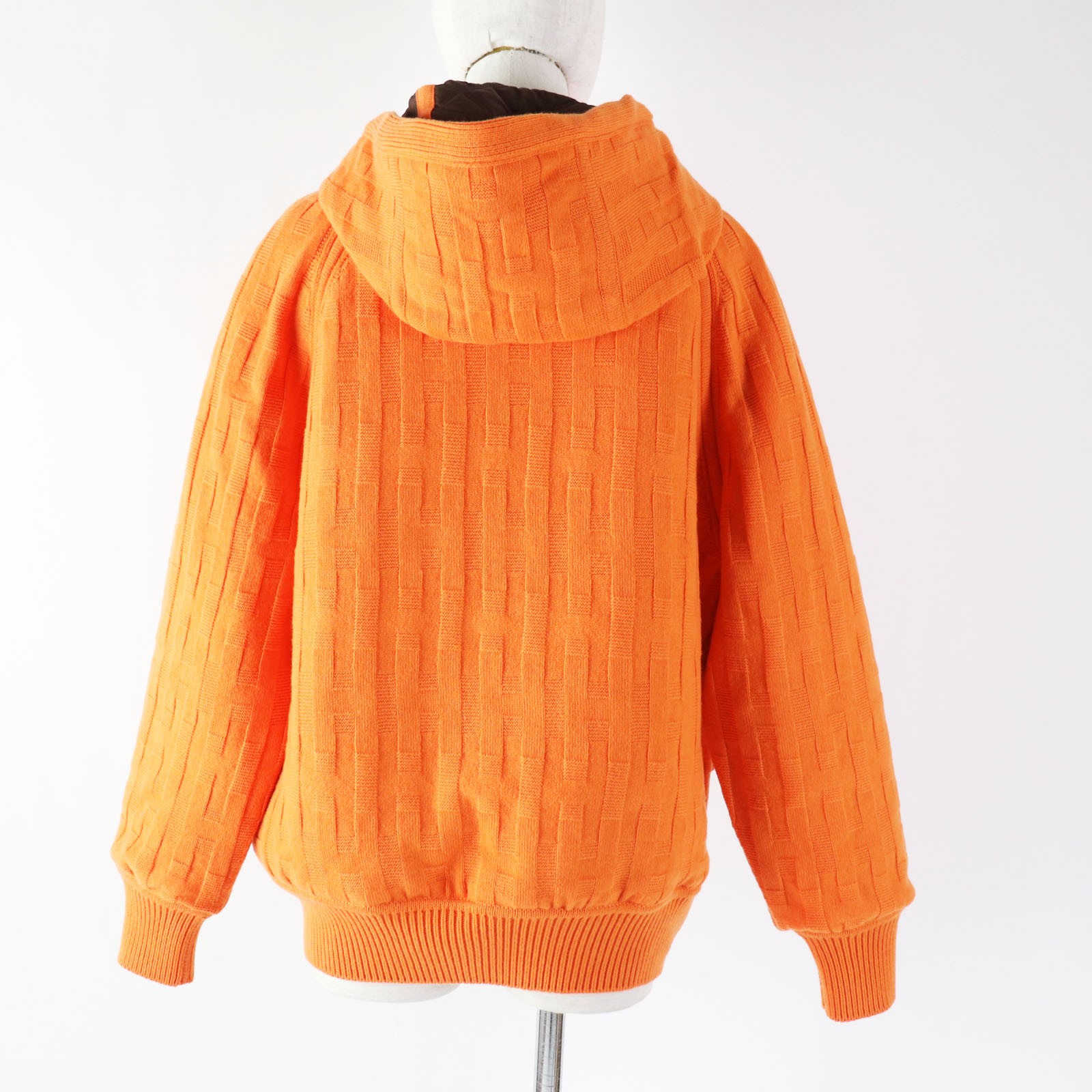 Excellent HERMES Down jacket   down knit blouson/… - image 7