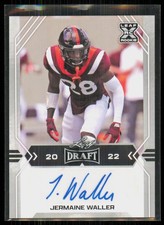 2022 Leaf Draft Autographs Jermaine Waller Auto #BA-JW2