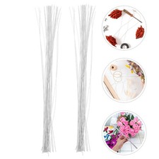 250 Pcs Handmade Paper Vine Rose Floral Crafting Wire Flower Supplies