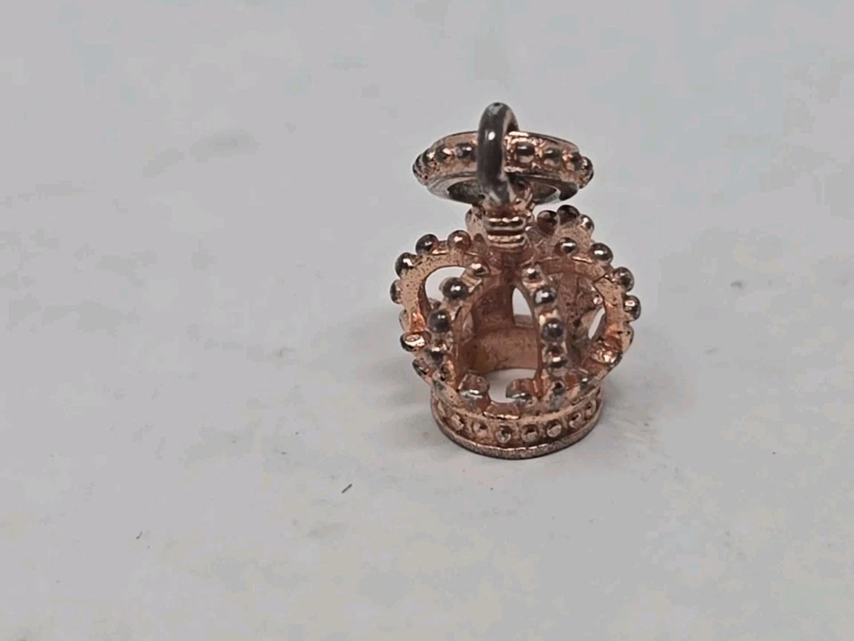 Auténtico Pandora Chapado en Oro Rosa Corona Nobel Cuelga Dije ALE 781376 Foto 3 de 4