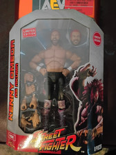 AEW Unrivaled Kenny Omega Akuma Action Figure Street Fighter Limited Edition