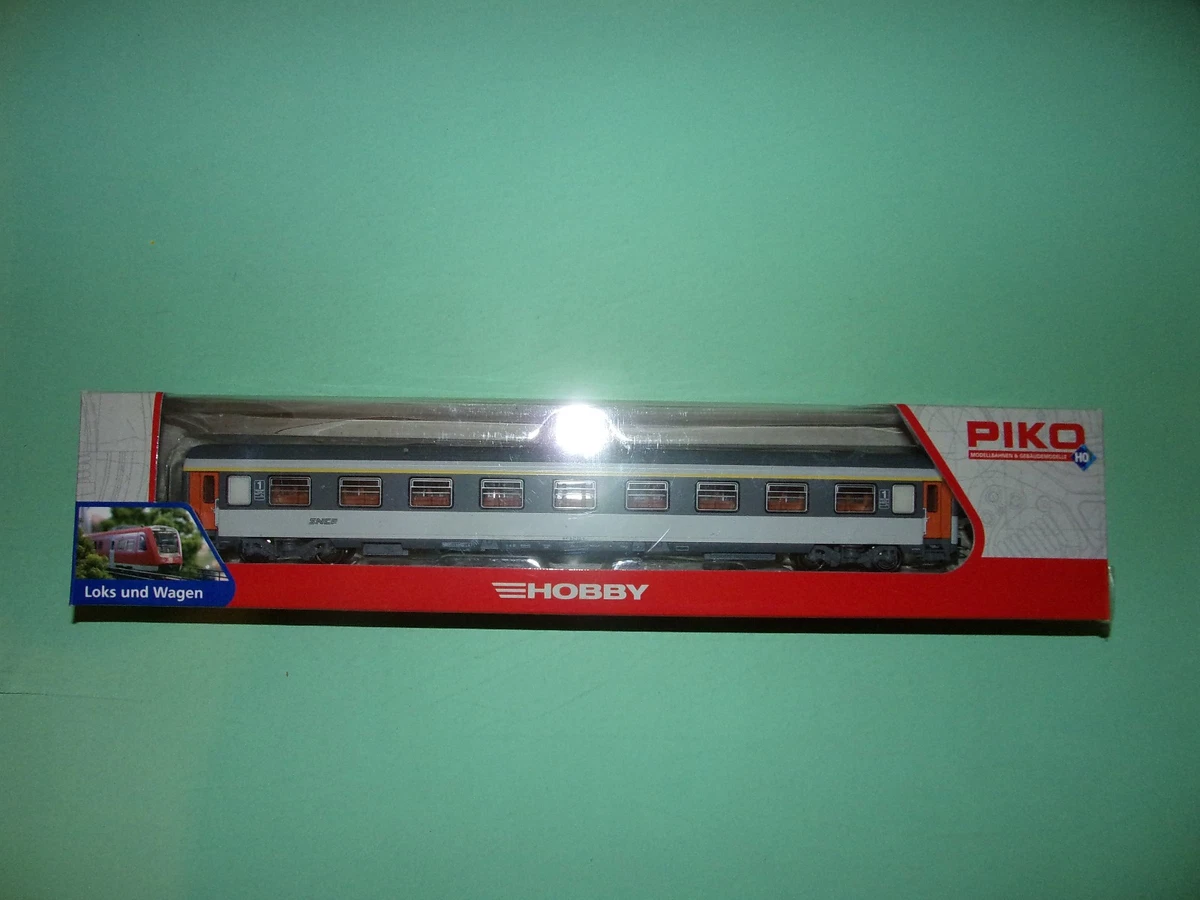Voitures de voyageurs PIKO alimentation CC pour modélisme ferroviaire à l'échelle HO