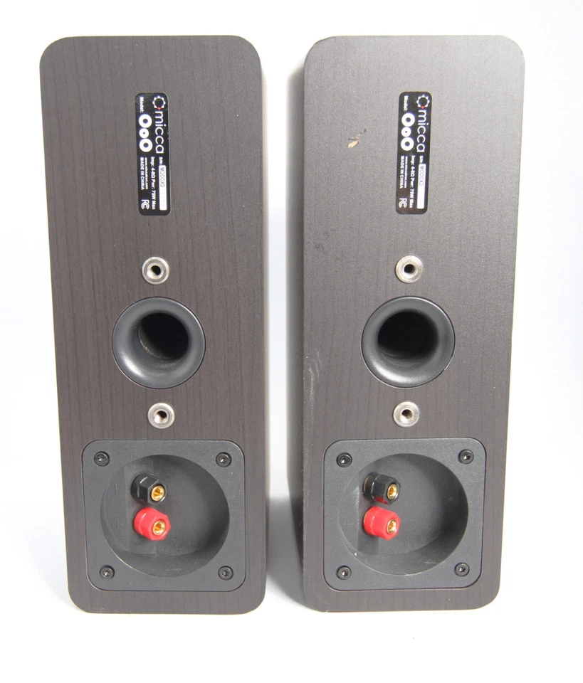 Altavoces de estantería delgados pasivos Micca OoO con woofers de 3 pulgadas y tweeter de seda Foto 4 de 4