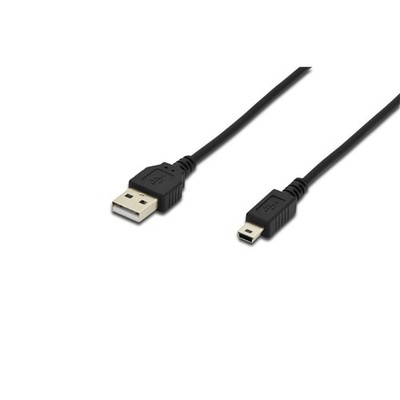 Assmann USB 2.0 connection cable, type A - mini B (5pi # AK-300130-018-S