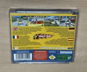 Crazy Taxi Sega Dreamcast 2000 Game Clean Disc Tested *Missing Front Cover* VGC!
