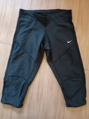 Damen Sport/Laufhose Gr.XS NIKE Dri-Fit Caprihose Schwarz - Bild 1 von 4