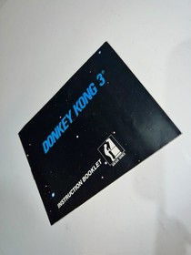 Donkey Kong 3 NES Nintendo Game Cartridge And Manual Tested