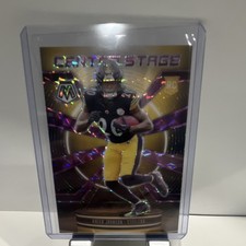 2025 Panini Mosaic Center Stage Purple Prizm Rookie Kaleb Johnson #1 47/49 