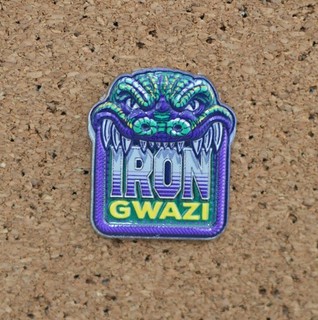 Busch Gardens Tampa Attractions Patch Pin Series Iron Gwazi