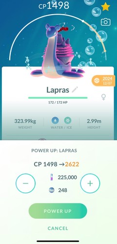 Level 40 Non Shiny Gigantamax Lapras With 3 Movesets Pokémon Trade Go