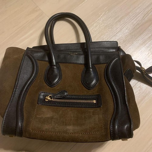 CELINE Luggage Tote Bag Leather Designer Luxury Bag Authentic Iconic Style Rare