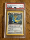 PSA Graded 1st Edition Dark Dragonite #5 Team Rocket Set-Holo