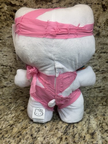2025 Hello Kitty Pink Mummy Halloween 12” Dancing Side Stepper NEW WITH TAGS - Picture 3 of 4