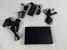 Sony Playstation PS2 Slim Console Bundle SCPH-70012  Cables/Controller