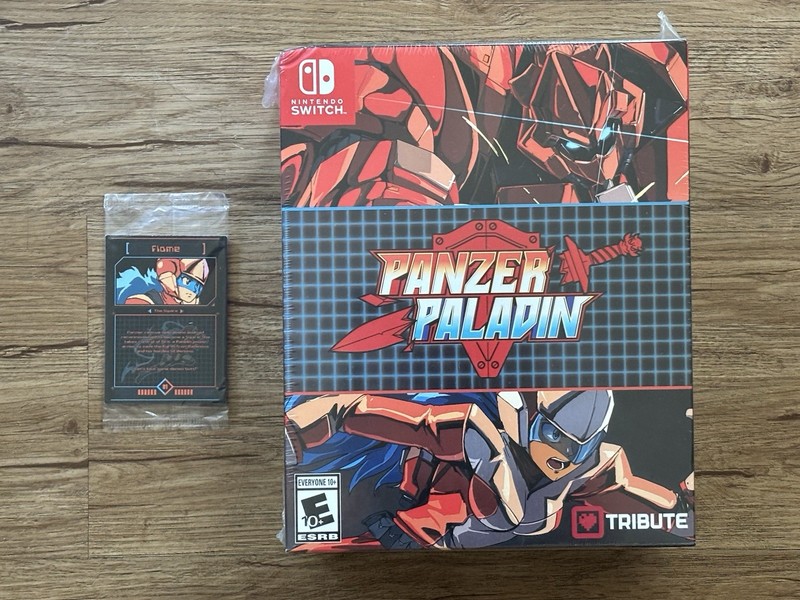 Panzer Paladin Collector’s Edition Nintendo Switch BRAND NEW + Cards Limited Run