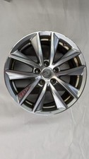 Used Wheel fits: 2014 Infiniti Q50 17x7-1/2 alloy 5 V spoke alternating spoke wi