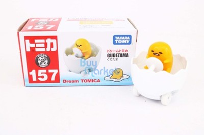 Takara Tomy Dream Tomica #147 Sanrio Gudetama 3CM Mini Diecast Toy Car Japan