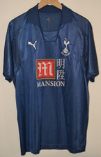 Vtg Tottenham Hotspur Puma 2007-2008 Blue 125 Years Away Shirt Mens UK Large