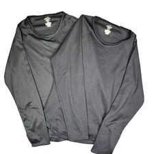 Polar Edge Shirt Womens Small Black Long Sleeve Base Layer Lightweight Lot of 2
