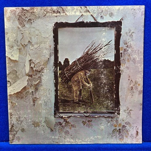 Led Zeppelin Self-Titled Atlantic Vinyl Record LP SD 7208 Vinyl, Rock Roll VG/VG
