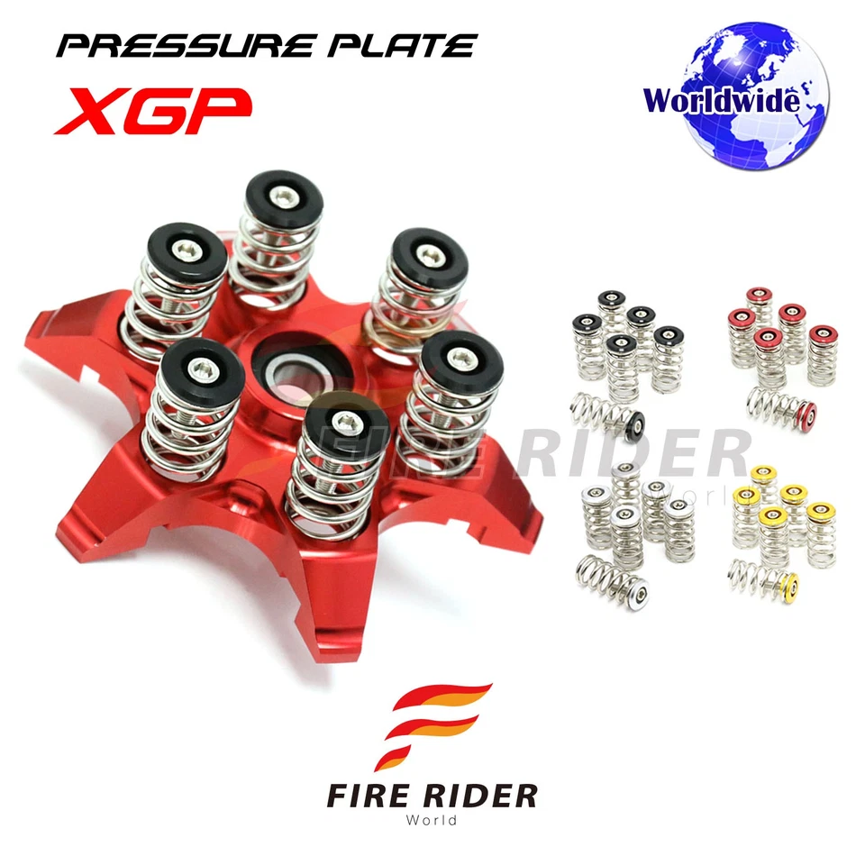 Kit de resorte negro placa de presión roja XGP para Ducati Hypermotard 1100 EXO S SP Foto 3 de 3