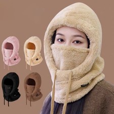 Winter Warm Balaclava Thermal Windproof Ski Hood Fleece Adjustable Face Cover