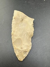 Paleolithic flint, likely used as a tool by early humans Arrowhead #62