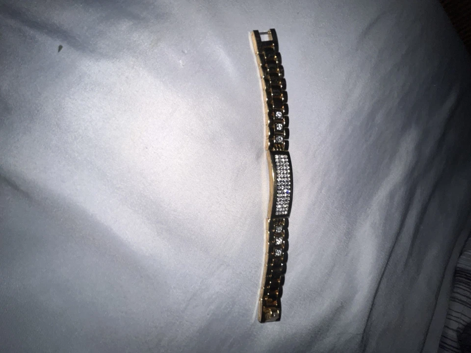 pulsera de diamantes para hombre 9 pulgadas Foto 4 de 4