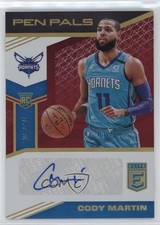 2019-20 Donruss Elite Pen Pals Red 25/49 Cody Martin #PP-CMT Auto 0p7c
