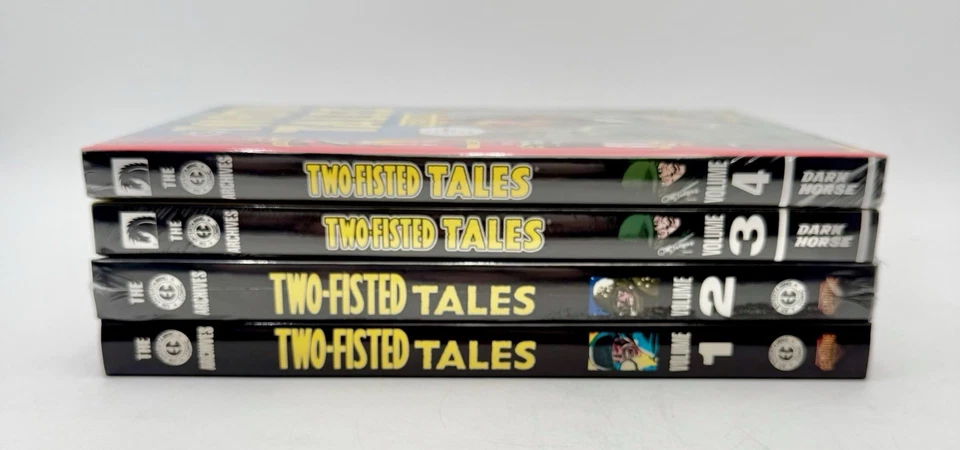 LOTE DE 4 Two-Fisted Tales Volumen 1-4 THE EC Archives Tapa Dura Foto 3 de 4