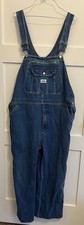 Men  s Liberty Overalls Denim Jean Bibs dark Wash - READ no Sz Tag - 40  W