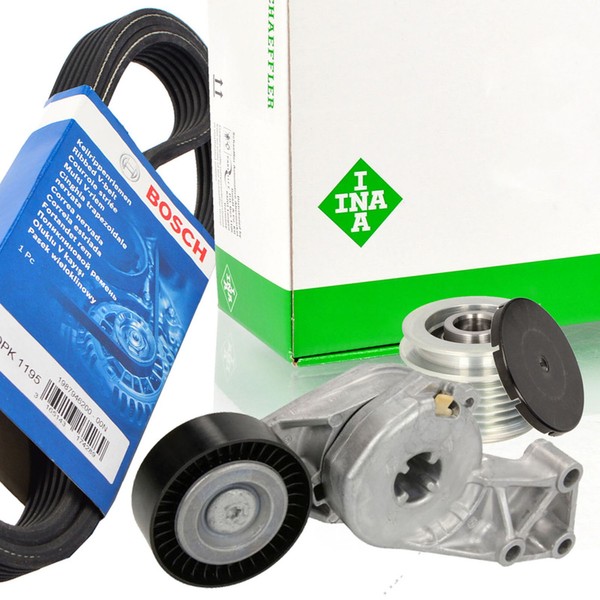 Bosch 6DPK1195 Keilrippenriemen-Satz + Freilauf FüR Audi Seat VW Skoda-image