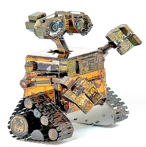 ( ͡° ͜ʖ ͡°). Puzzle 3D en métal ROBO WALL-E. #53# + Cadeau - Photo 2/14